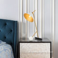 Lâmpadas de mesa de metal Luxo caseiro decorativo moderno